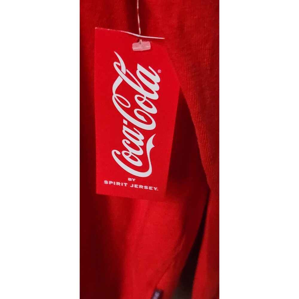New Coca-Cola Coke X Spirit Jersey Unisex Tee Red Unisex long sleeve jersey XL - Picture 6 of 14